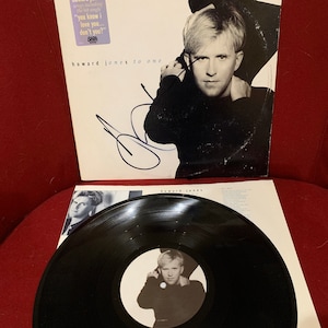 Howard Jones  &quot;To One&quot; Record Album Autographed Hand Signed In Black Sharpie by Howard Jones w/ LOA