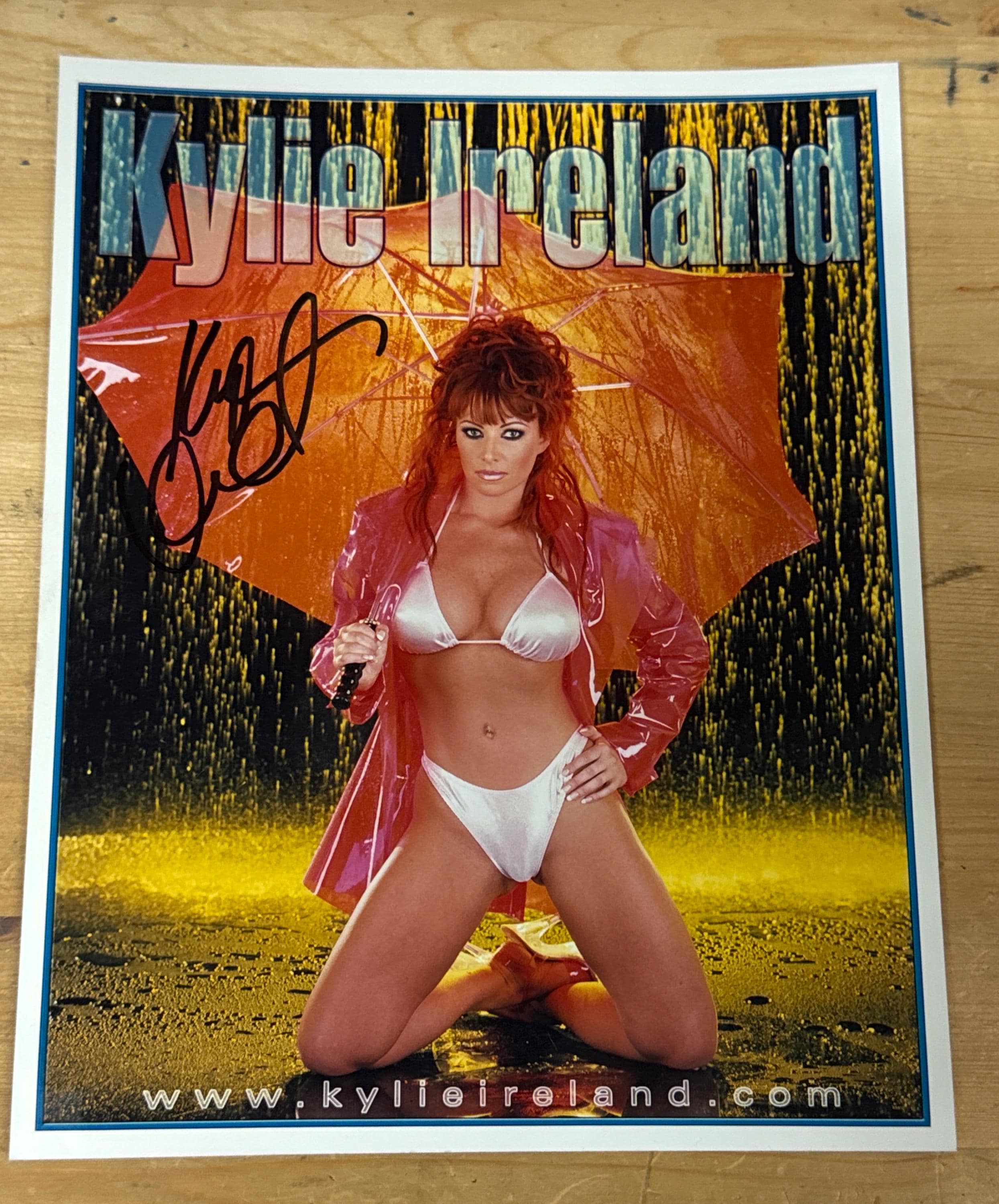 Kylie Ireland - Adult Entertainer - Hand-Signed Autographed 8" x 10" Photo w/ LOA