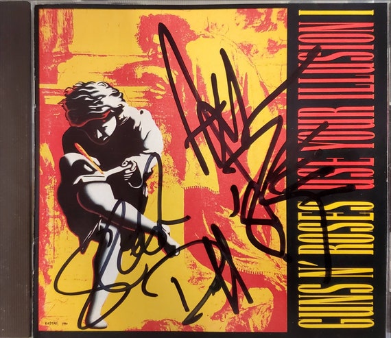 Guns N Roses use Your Illusion I CD Hand Signed -  Denmark
