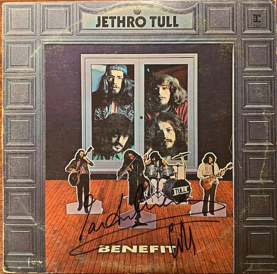 JETHRO TULL,新品,直筆サイン,Ian Anderson,ジェスロタル Ian Anderson Signed Jethro Tull Aqualung Vinyl Record Album