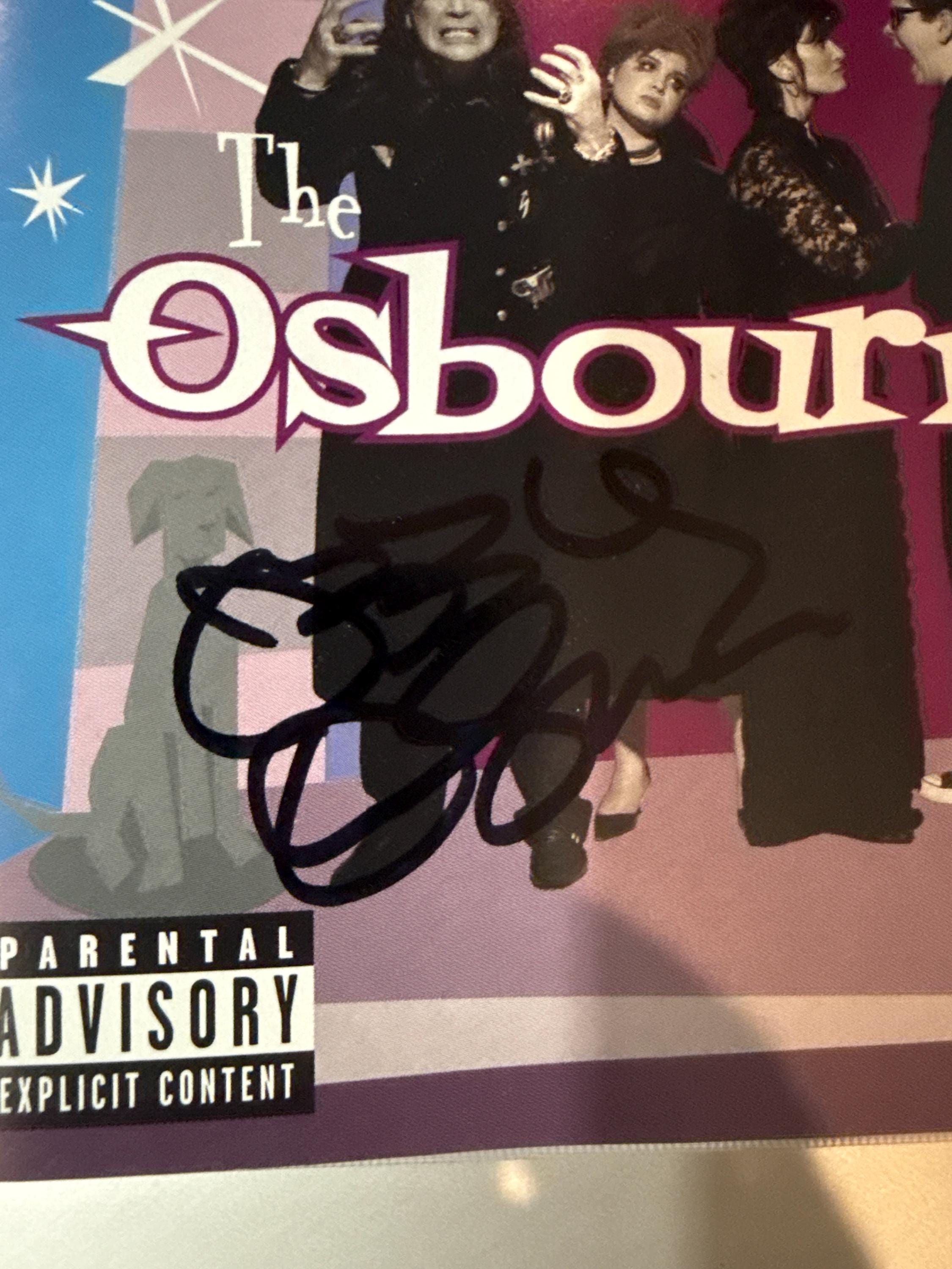 Ozzy Osbourne アルバム10枚セット Ozzy Osbourne the Osbourne Family Album CD Hand-signed by Ozzy