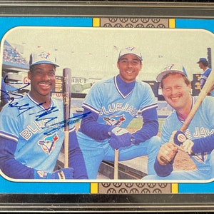 Fred McGriff Toronto Blue Jays Autographed Hand Signed #39 1987 Fleer Baseball  card w/ LOA