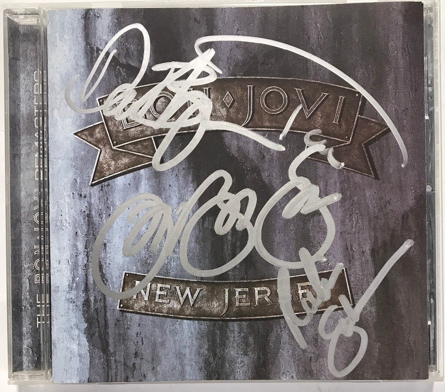 Bon Jovi New Jersey CD 4x Hand Signed Autographed by Jon Bon