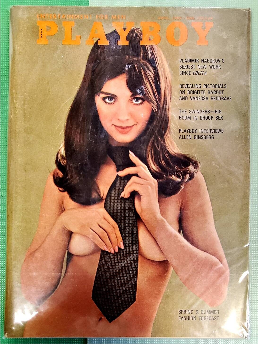 Vintage Playboy April 1969 Issue Lorna Hopper Sharon Kristie picture