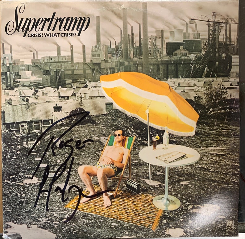 Supertramp Crisis What Crisis Record Album Cover Hand Signed - Etsy