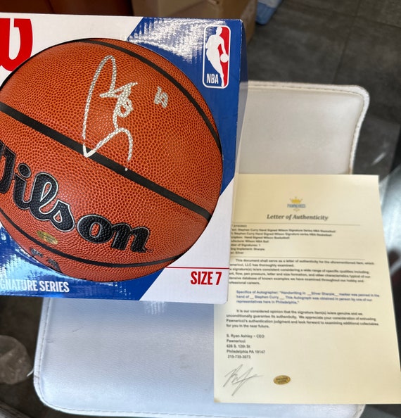 Steph Curry Hand Signed Basketball