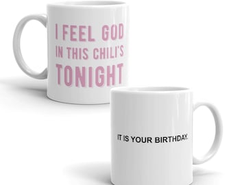 Funny mug bundle // pair of funny mugs // gifts for fans // TV show gifts // gifts for couples // office gifts