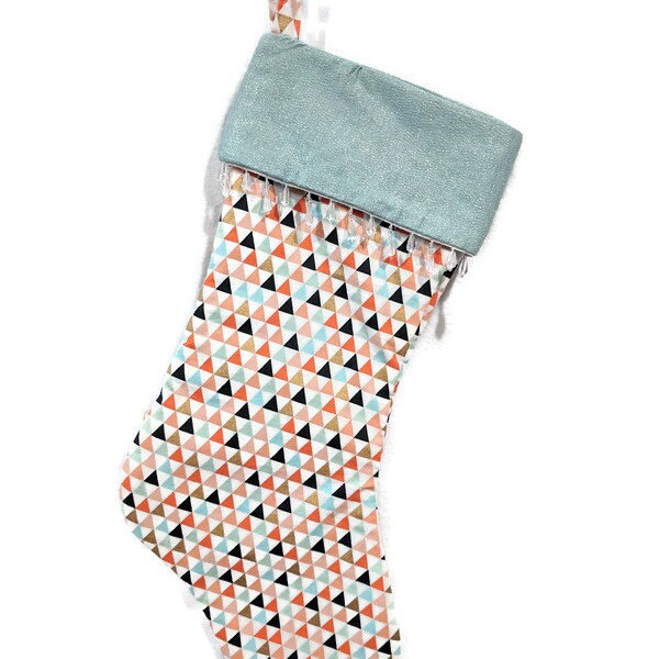 Modern Christmas Stocking FREE SHIPPING