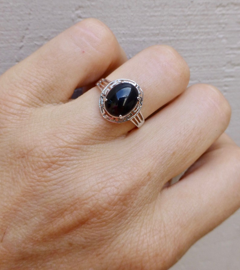 vintage onyx ring
