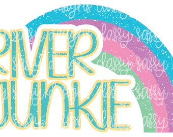 PNG watercolor Digital Download Sublimation River Junkie