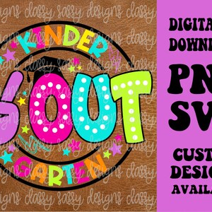 Peace Out kleuterschool, leraar laatste schooldag, Svg PNG INSTANT DOWNLOAD Print en knip bestand, Dtf, sublimatie