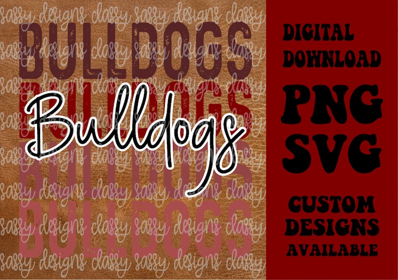 Bulldogs Maroon School Mascot, School Spirit Png, Sports Png, Svg PNG ...