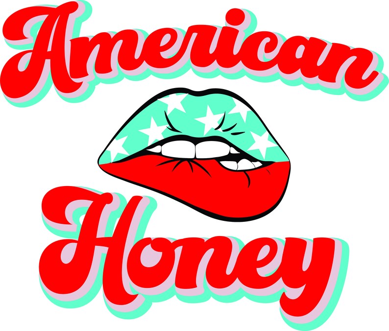 American Honey Lips 4th of July Stars Red White and Blue ...