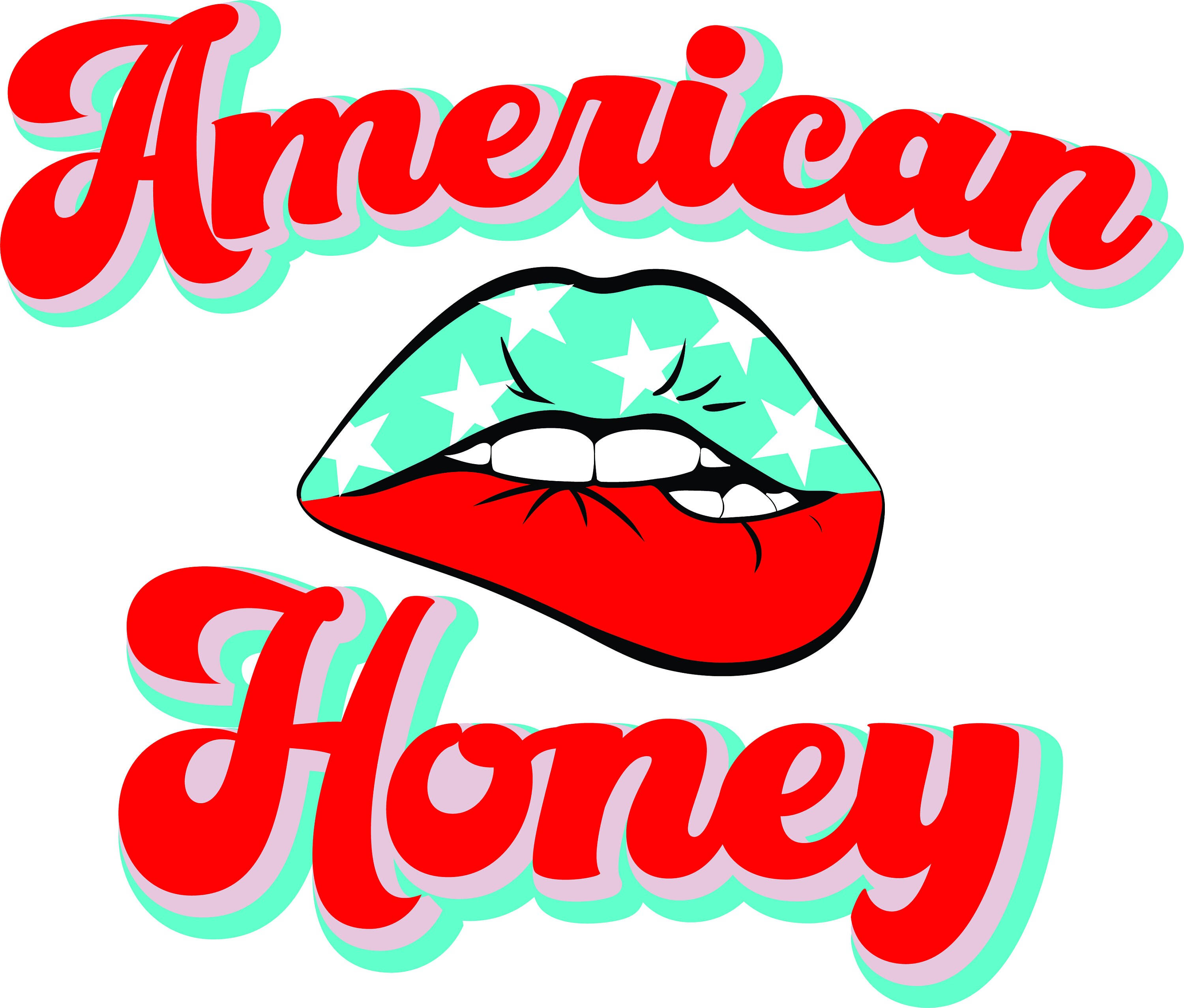 Download American Honey Lips 4th of July Stars Red White and Blue ...