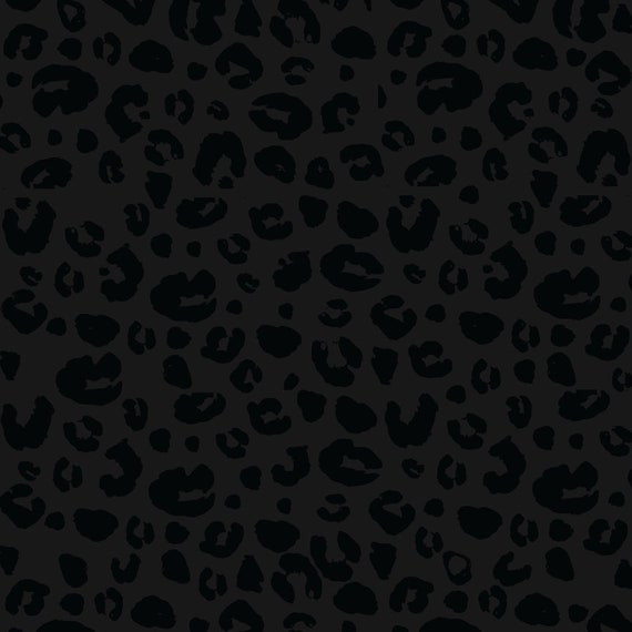 Black Matte Glitter Leopard Cheetah Digital Paper Background INSTANT  DOWNLOAD Print and Cut File Silhouette Cricut Sublimation