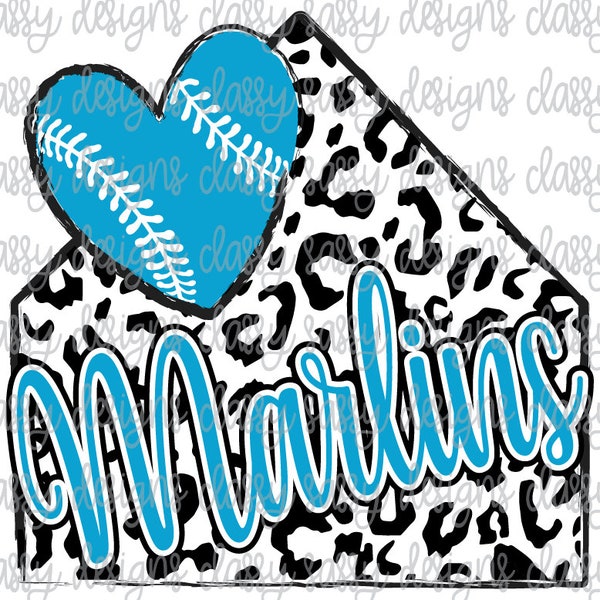 Marlins Glitter Home Plate School Mascot Baseball Softball Svg PNG INSTANT DOWNLOAD Print and Cut File Silhouette Cricut Sublimation