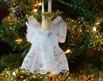 lacey angel christmas tree ornament christmas decor holiday angel angel ornament - Angel Christmas Tree Ornaments lacey angel christmas tree ornament christmas decor holiday angel angel ornament - Angel Christmas Tree Ornaments
