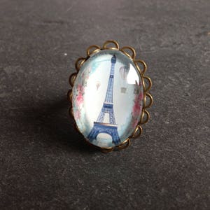 bague vintage Paris mon Amour image 3