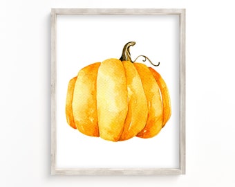 pumpkin printable, pumpkin print, thanksgiving decor, fall decor, autumn decor, thanksgiving printable, pumpkin sign, printable wall art