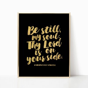 Sei still meine Seele Wanddruck, sofortiger Download, Wand druckbar, Kunstdruck, christliche Kunst, Hymne Kunst, biblische Kunst, Schriftkunst, sei still Kunst