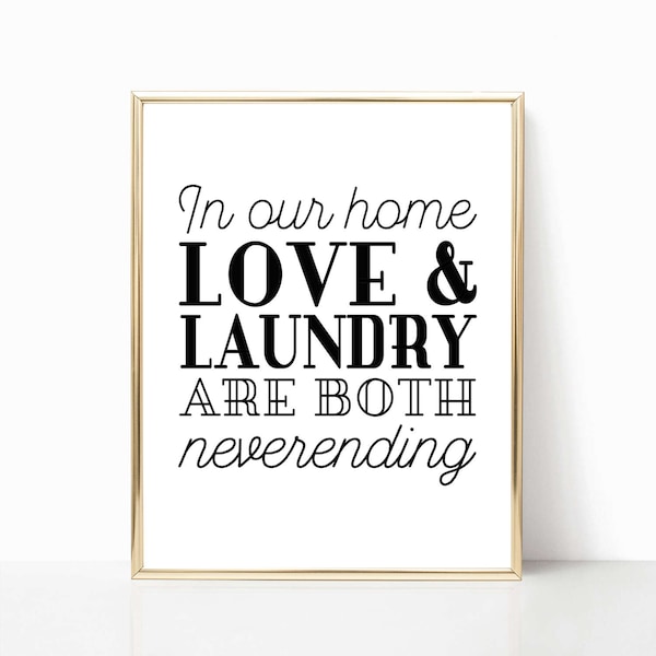 laundry room printable, laundry room print, laundry room decor, fixer upper style, wall art, wall decor, laundry sign, laundry room art