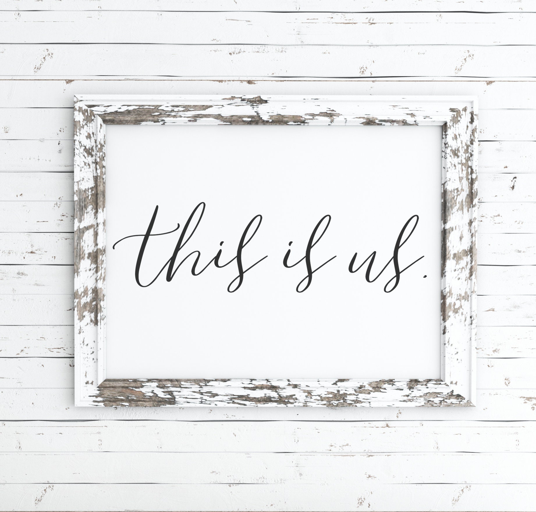 This is Us Printable This is Us Sign Wall Art the is Us Etsy