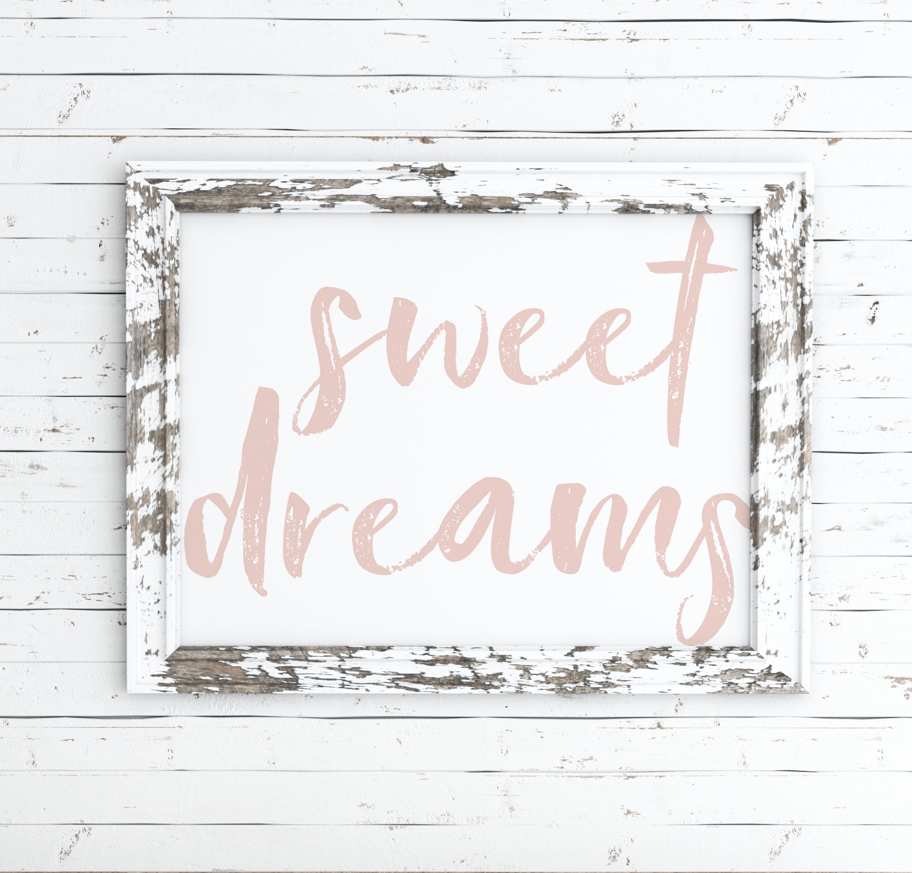 Sweet Dreams Printable Print Sweet Dreams Sign Bedroom Wall | Etsy