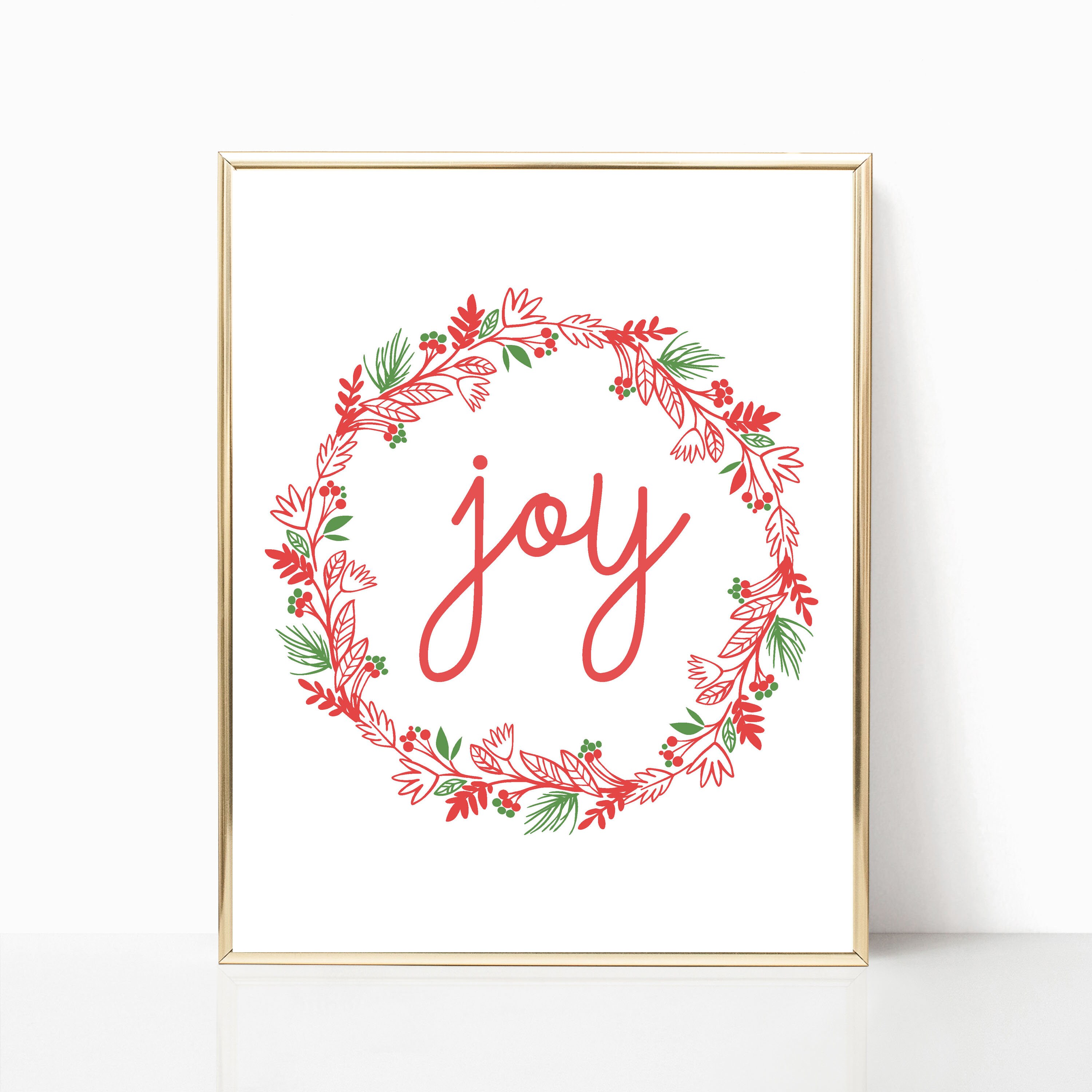 Chalkboard Christmas Print Wall Art Joy to the World Print Holiday Decoration Digital Art Christmas Decoration Printable Holiday Poster