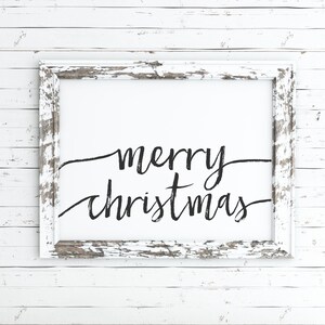 Merry Christmas printable, holiday decor, Christmas print, Christmas print, holiday sign