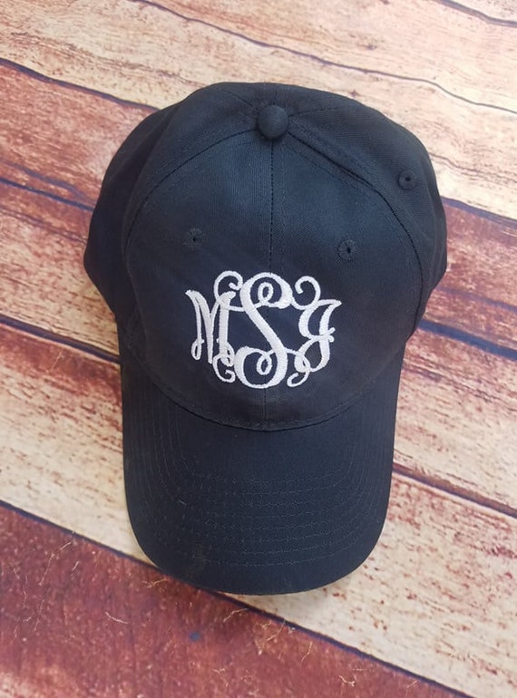 ladies monogrammed hats