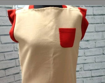 Vintage 1960s Dress Colour Block