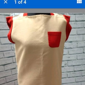 Vintage 1960s Dress Colour Block image 1