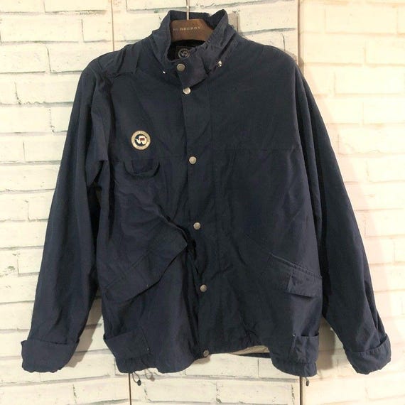 Vintage Napapijri Geographic Expedition Experience Jacket Navy