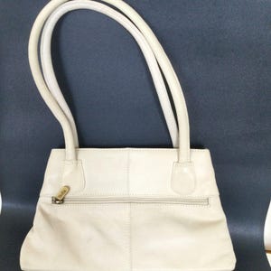 Bolla Vintage Handtasche Schultertasche Leder Beige , Kleine