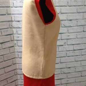 Vintage 1960s Dress Colour Block image 2