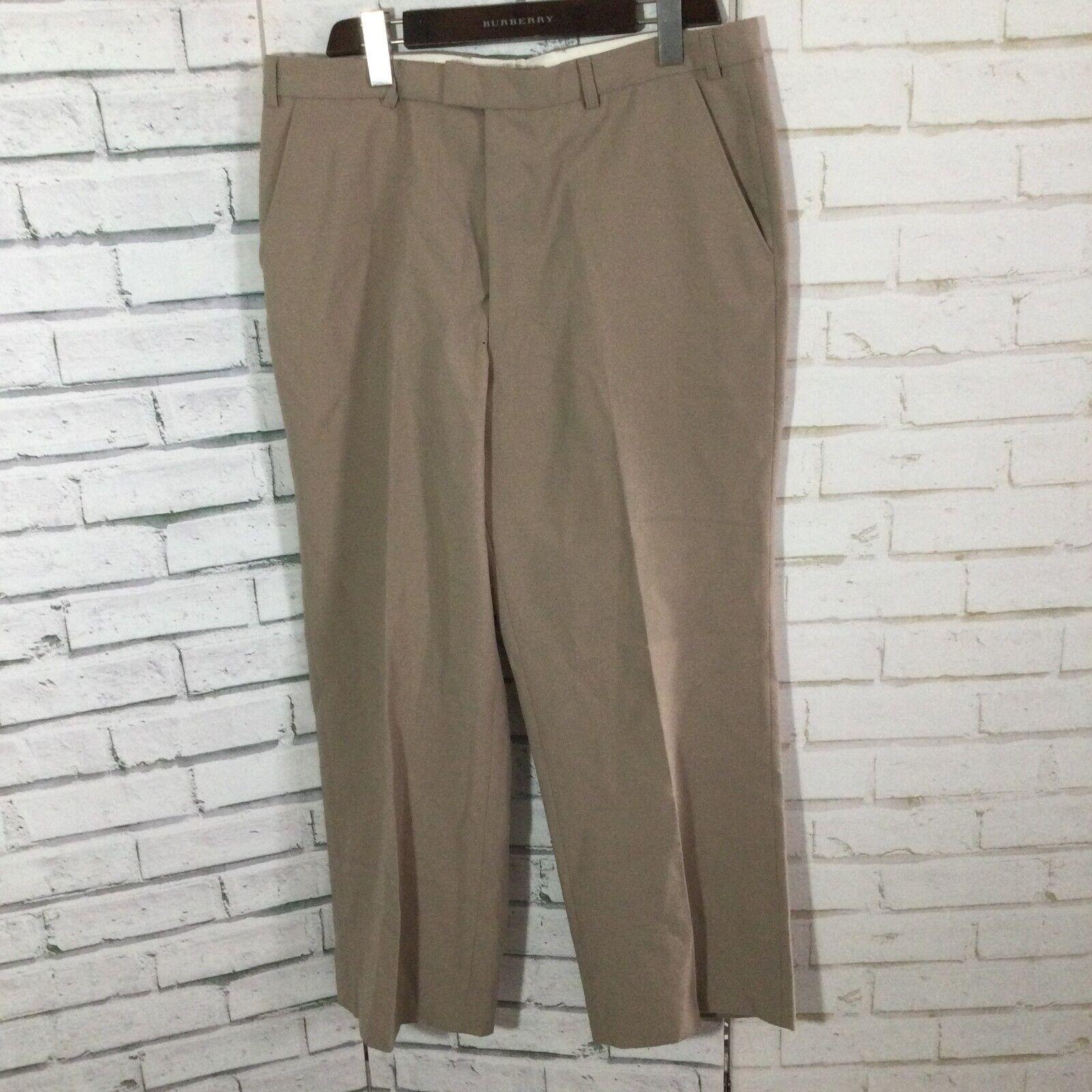 St Michael M&S Vintage 90s Light Wool Blend Trousers W36 L33