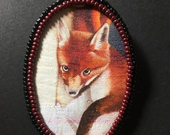 Broche Vulpès - Broche Fox - Joias artísticas