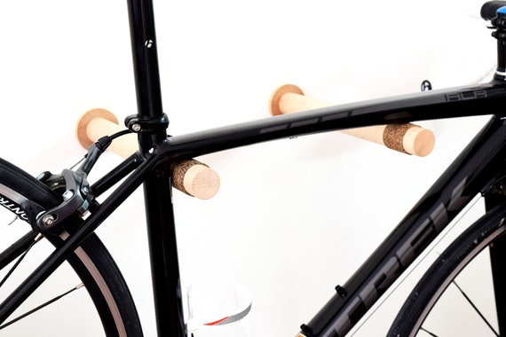 bike wall mount wood