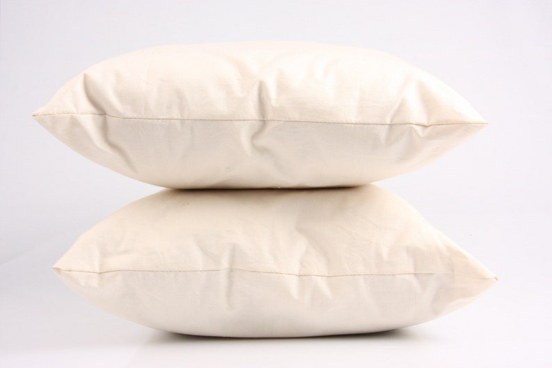 Organic Pillow Inlet Handmade From Organic Cotton Cover And Etsy