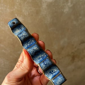 Poggiapennelli per artisti, regalo per artisti e calligrafi, poggiapennelli in ceramica fatto a mano, poggiapennelli originale, porta incenso