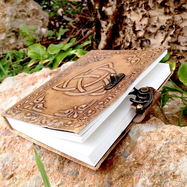 Leather Medieval Journal Leather Notebook Celtic Symbol - Etsy