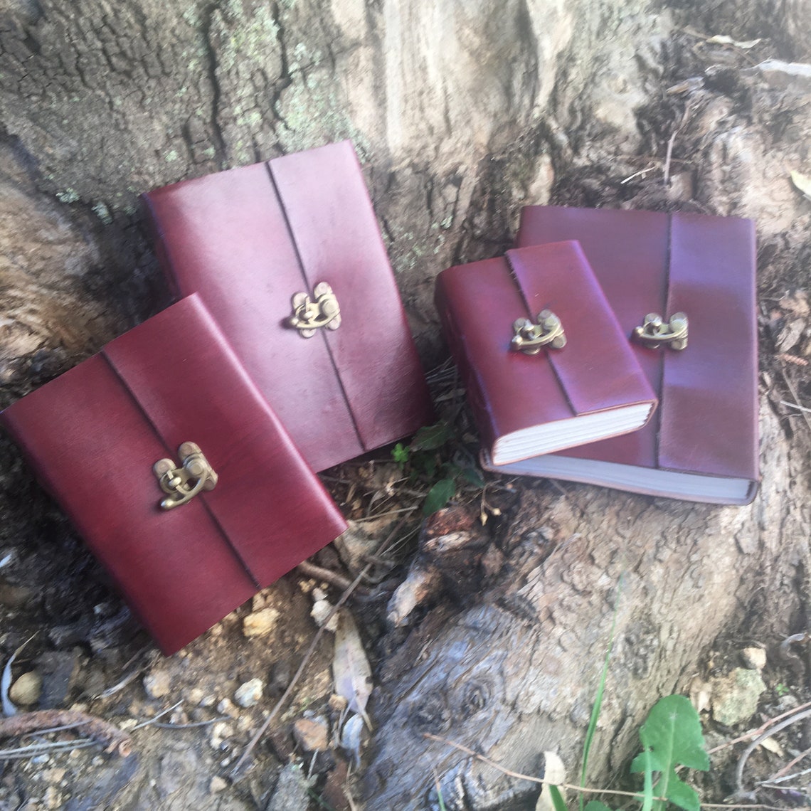 leather bound travel journal