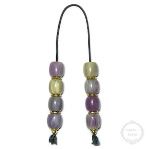 Faturan Begleri with 8 beads in drum shape of 15x14mm diameter.