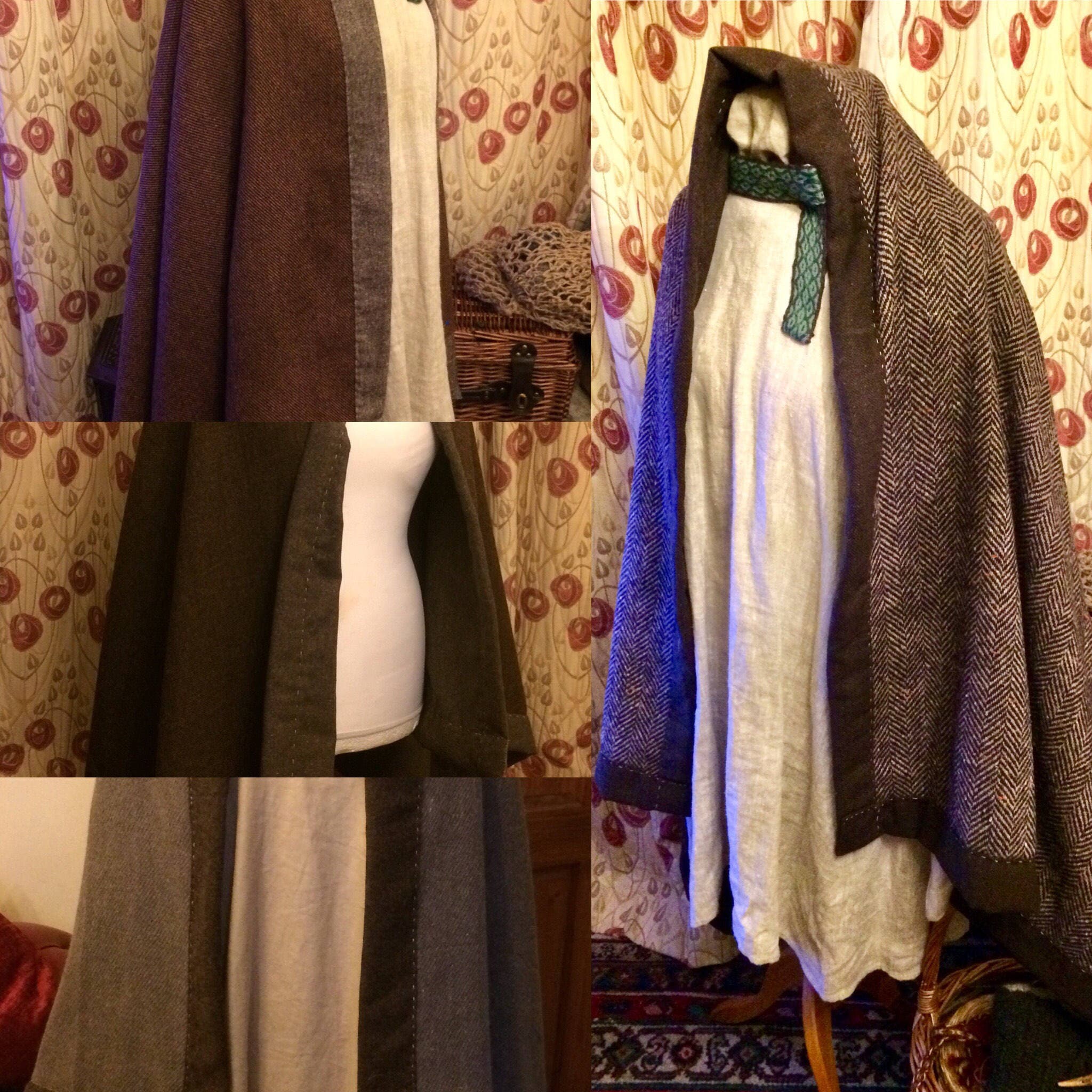 Viking Cloak Trade Cloak double 100 wool hand sewn MADE TO ORDER