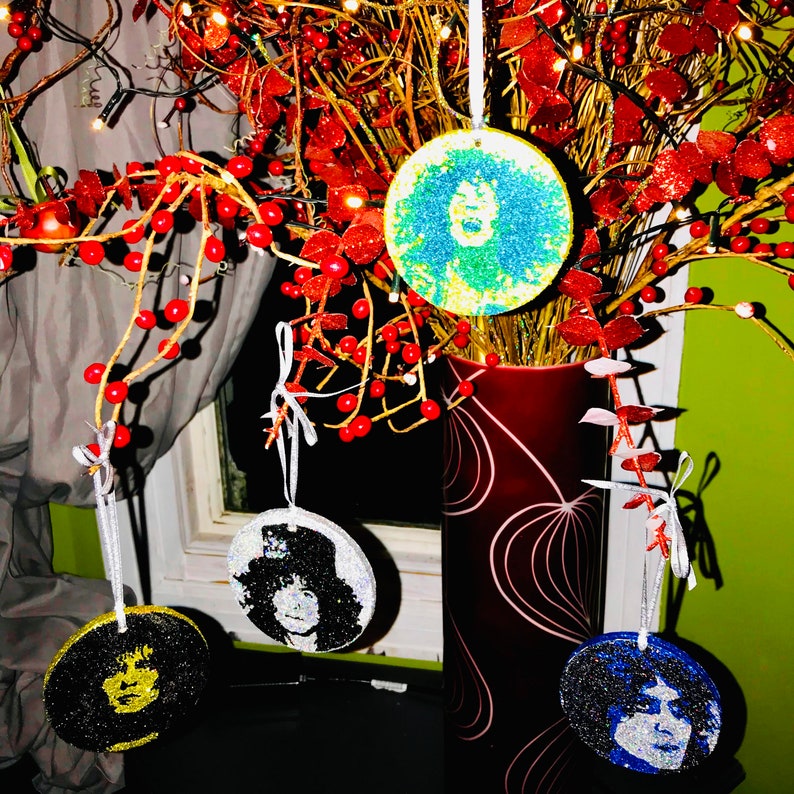 Marc Bolan: Handmade Christmas tree decoration image 2