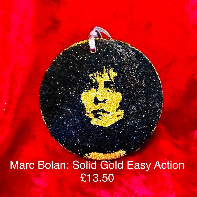 Marc Bolan: Handmade Christmas tree decoration image 1