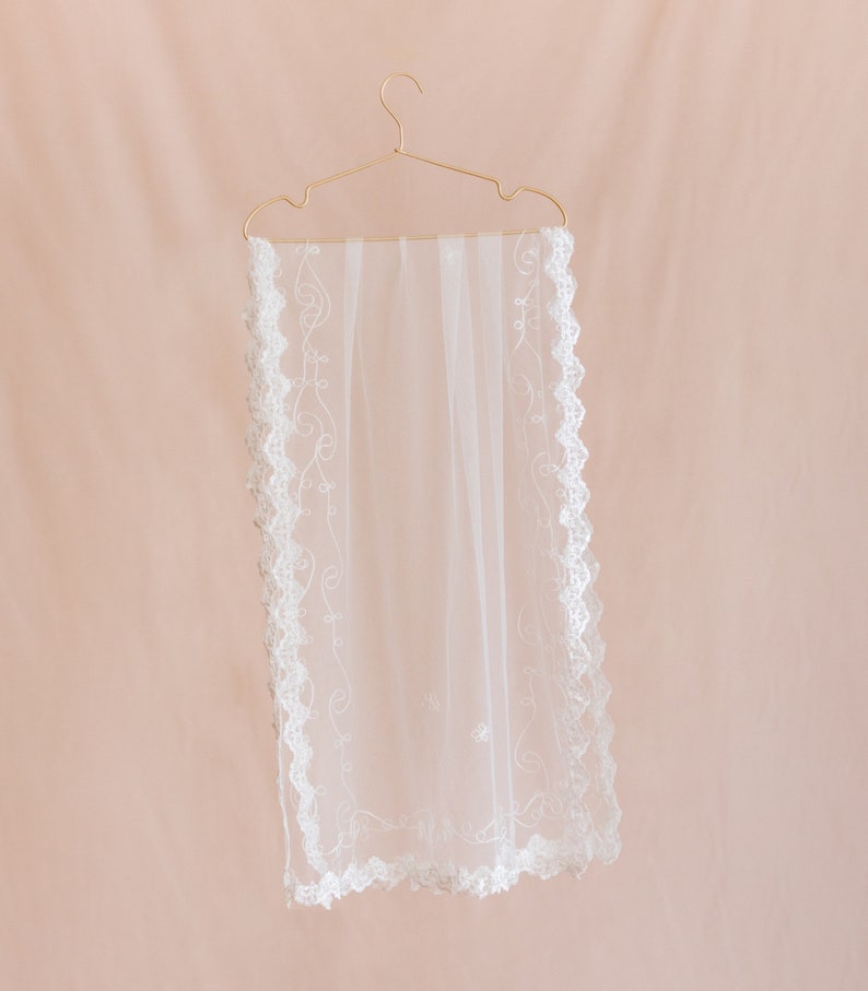 Filipiniana Classic Unity Veil for Filipino Wedding Cord and Veil Ceremony image 1