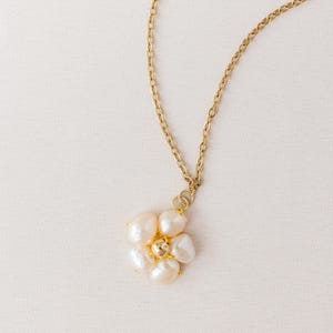 Philippines Kalachuchi Baroque Pearl Necklace Filipino Jewelry