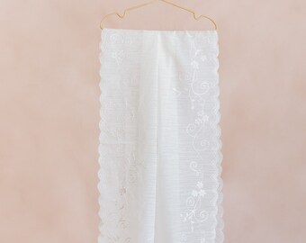 Jusilyn Silk Filipino Unity Veil in Off-White for Filipino Wedding Cord and Veil Ceremony