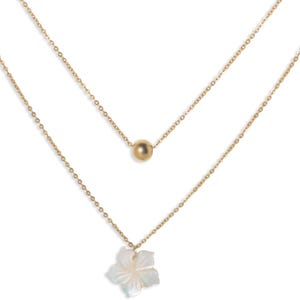 Philippines Dini Necklace in Mother of Pearl Shell Filipino Jewelry